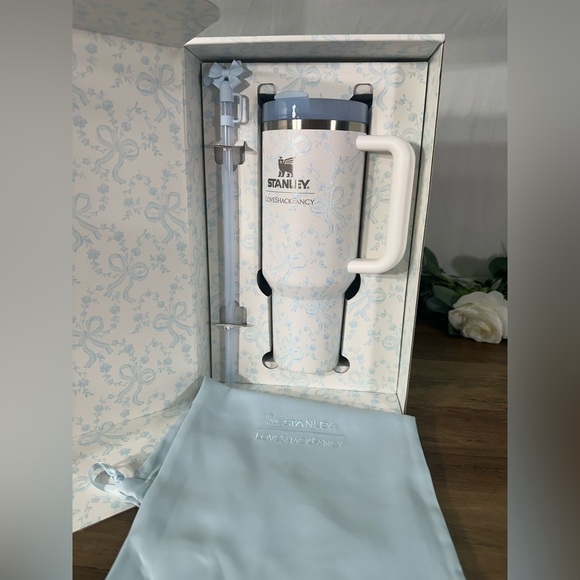 Stanley Accessories - Stanley x LoveShackFancy 40oz Coquette Bow Winter Ice LE tumbler